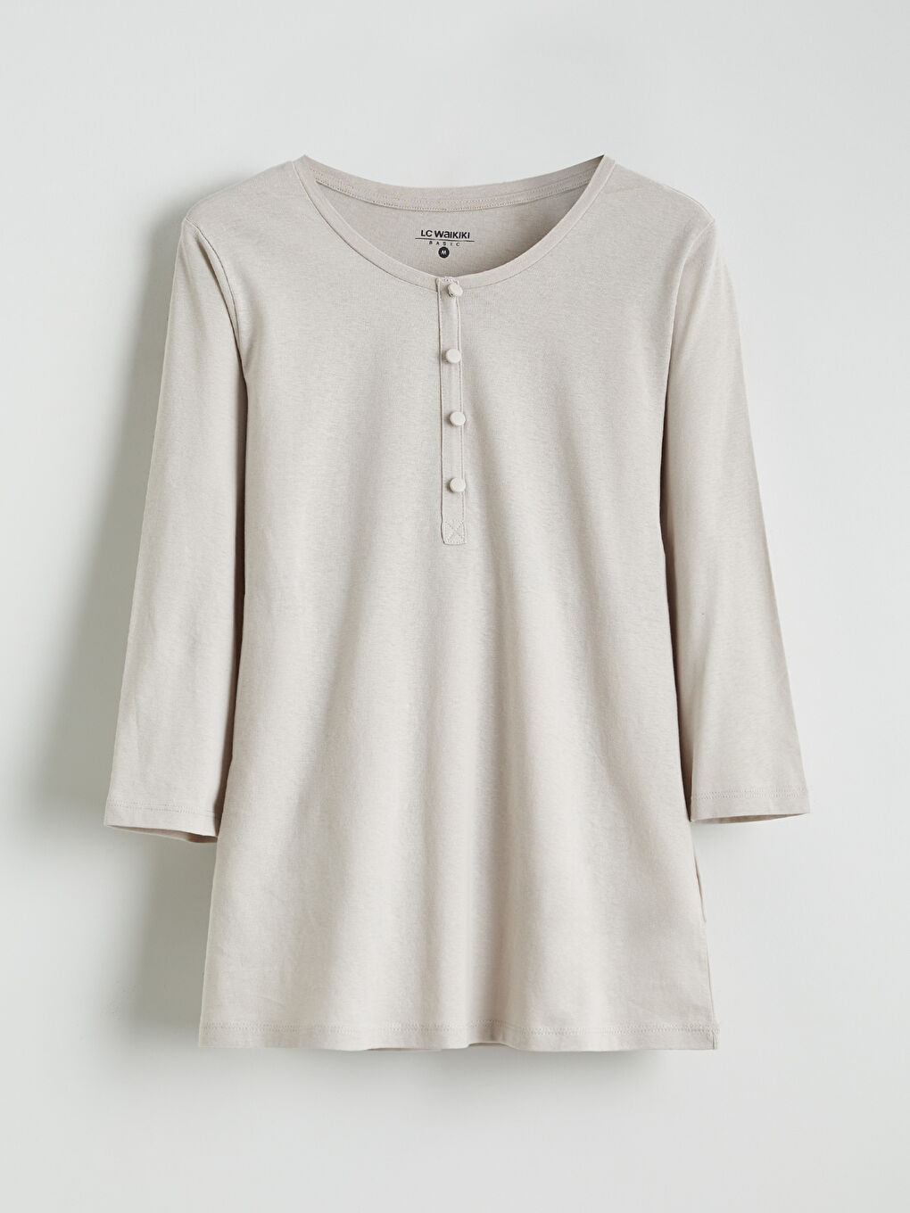 Женщины Серый Футболка-4