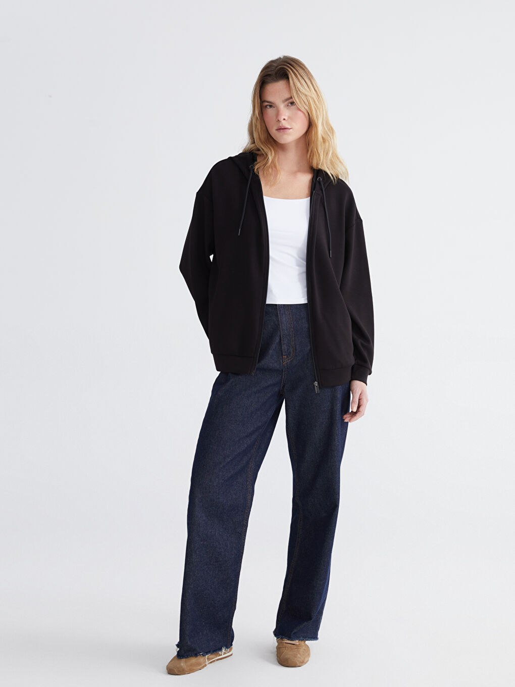 Soft Touch Women's Zip-Up Hoodie-1