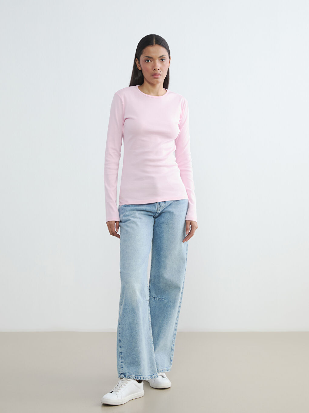 Ženski bodi sa okruglim izrezom-2