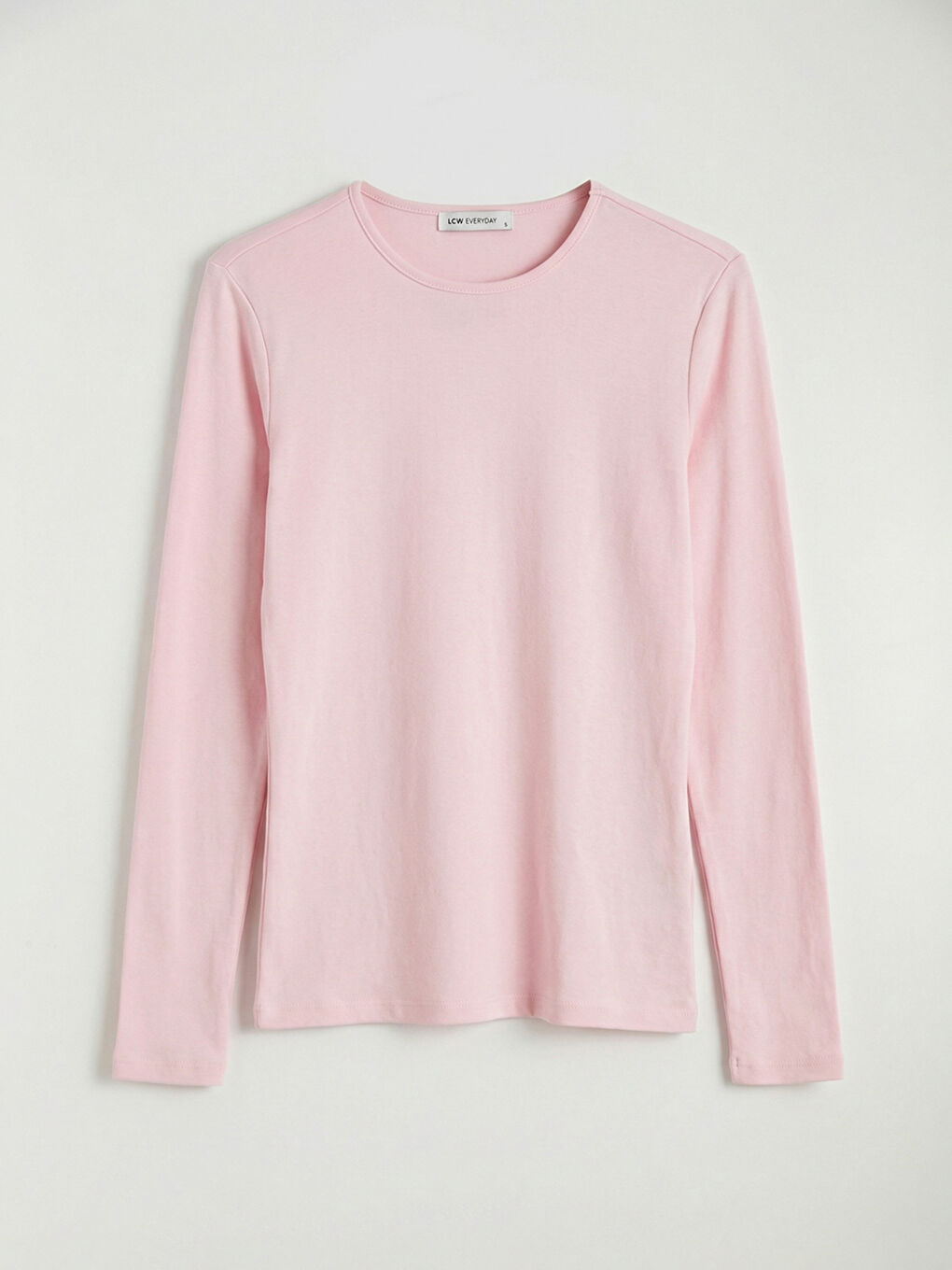 Pembe Bisiklet Yaka Kadın Body