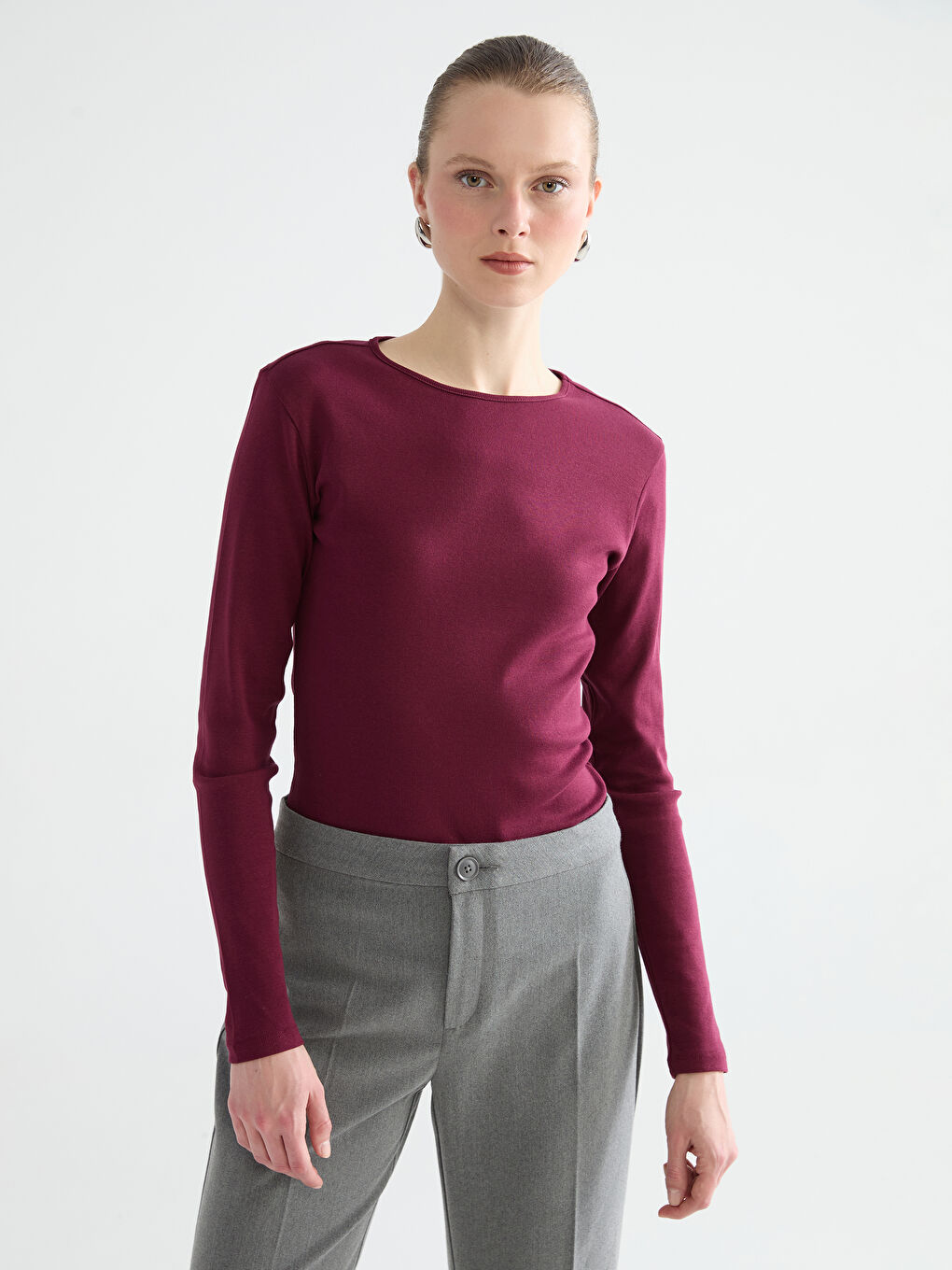 Okrugli izrez Ženski Bodi