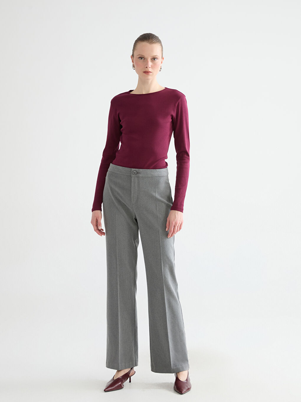 Okrugli izrez Ženski Bodi-1