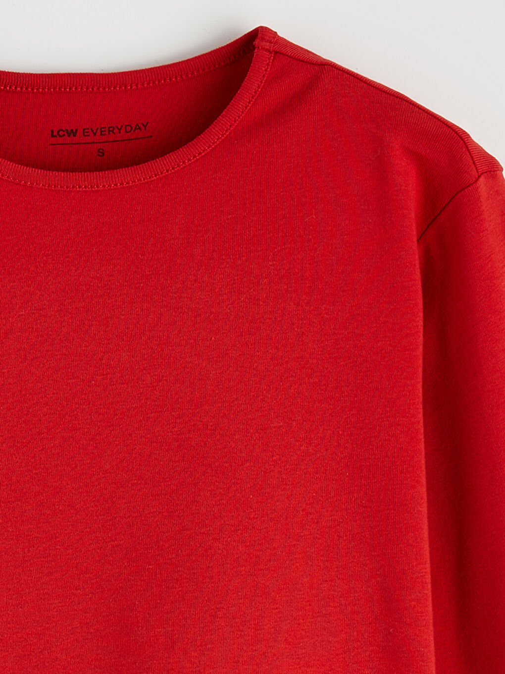 Kırmızı Bisiklet Yaka Kadın Body	-5