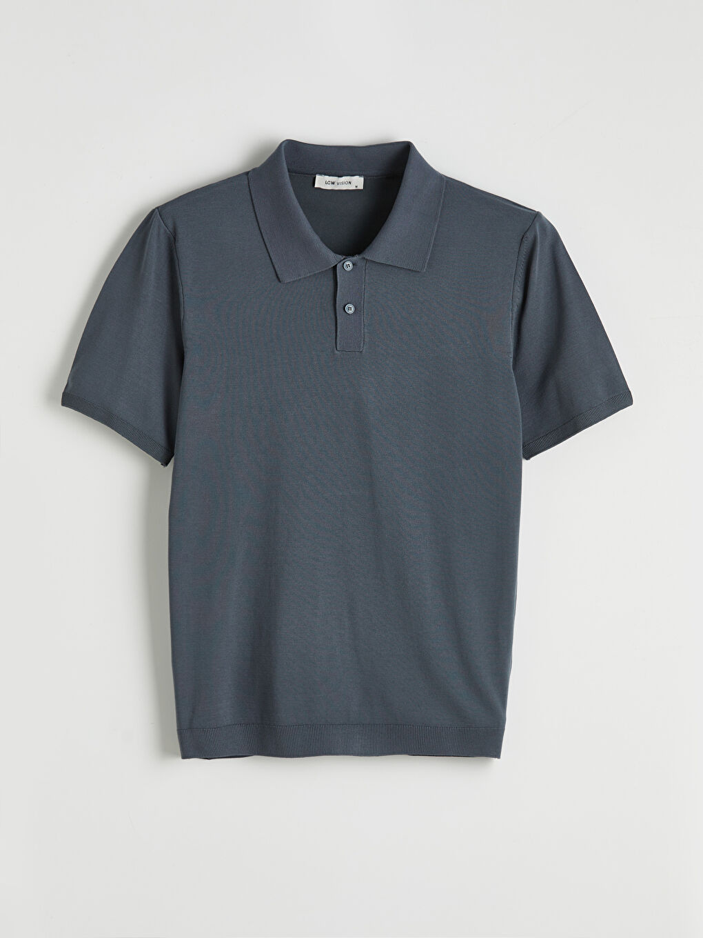 Mavi Polo Yaka Erkek Triko Kazak