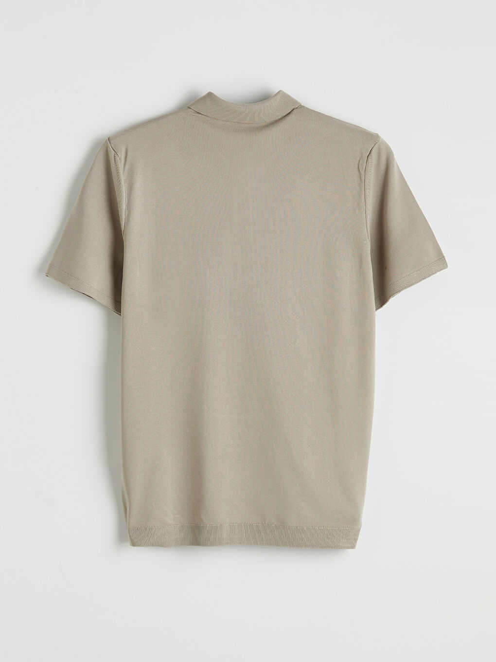 Kahverengi Polo Yaka Erkek Triko Kazak-5