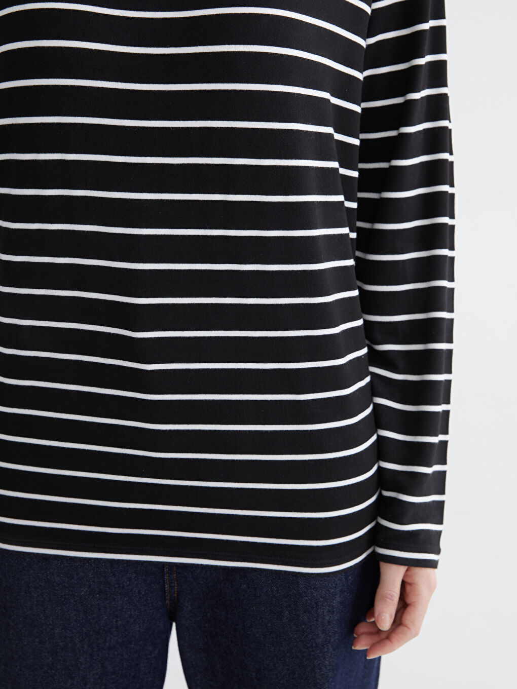 Frau SCHWARZ T-Shirt-2