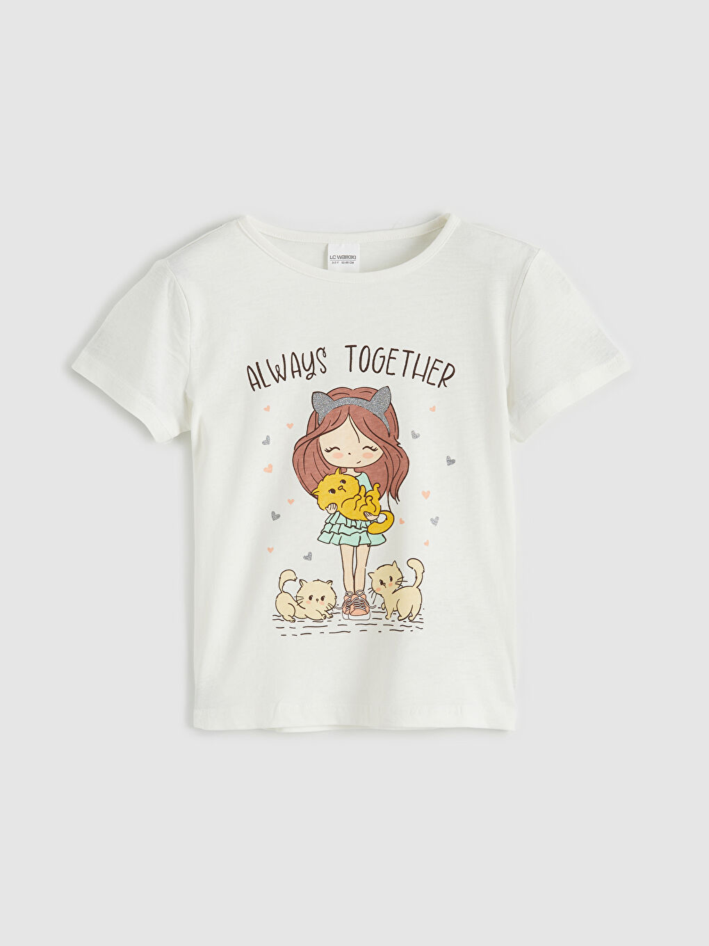 Девочки экрю Пижамный комплект-1