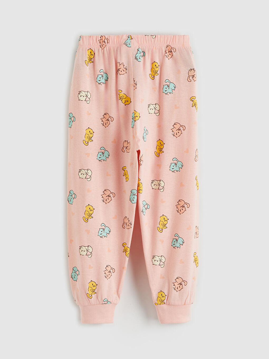 Девочки экрю Пижамный комплект-4