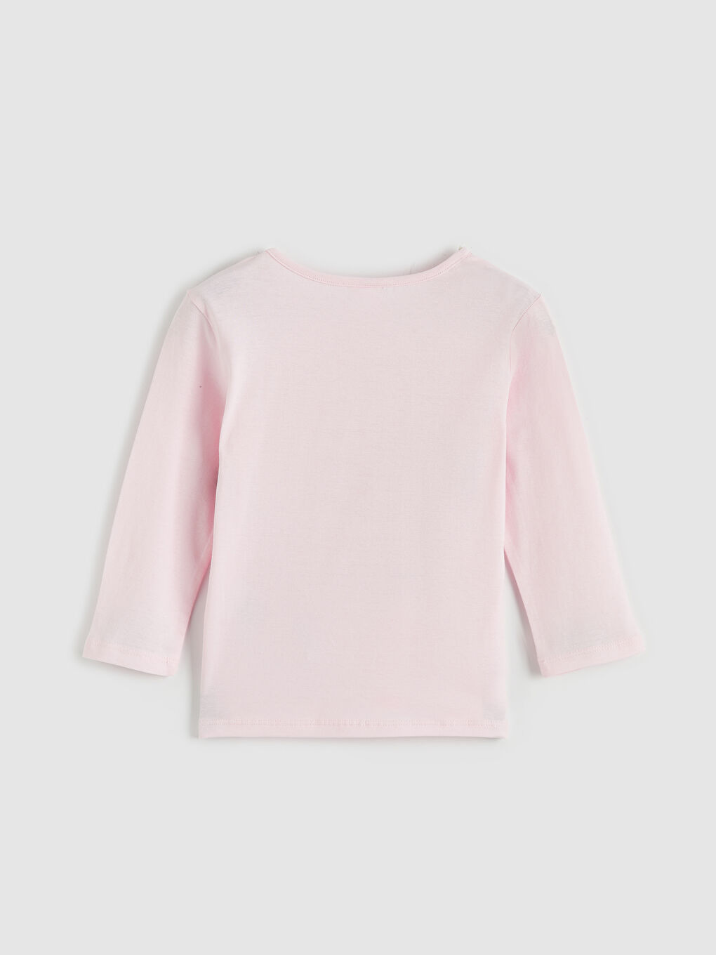 გოგონა ვარდისფერი პიჟამის ნაკრები-3