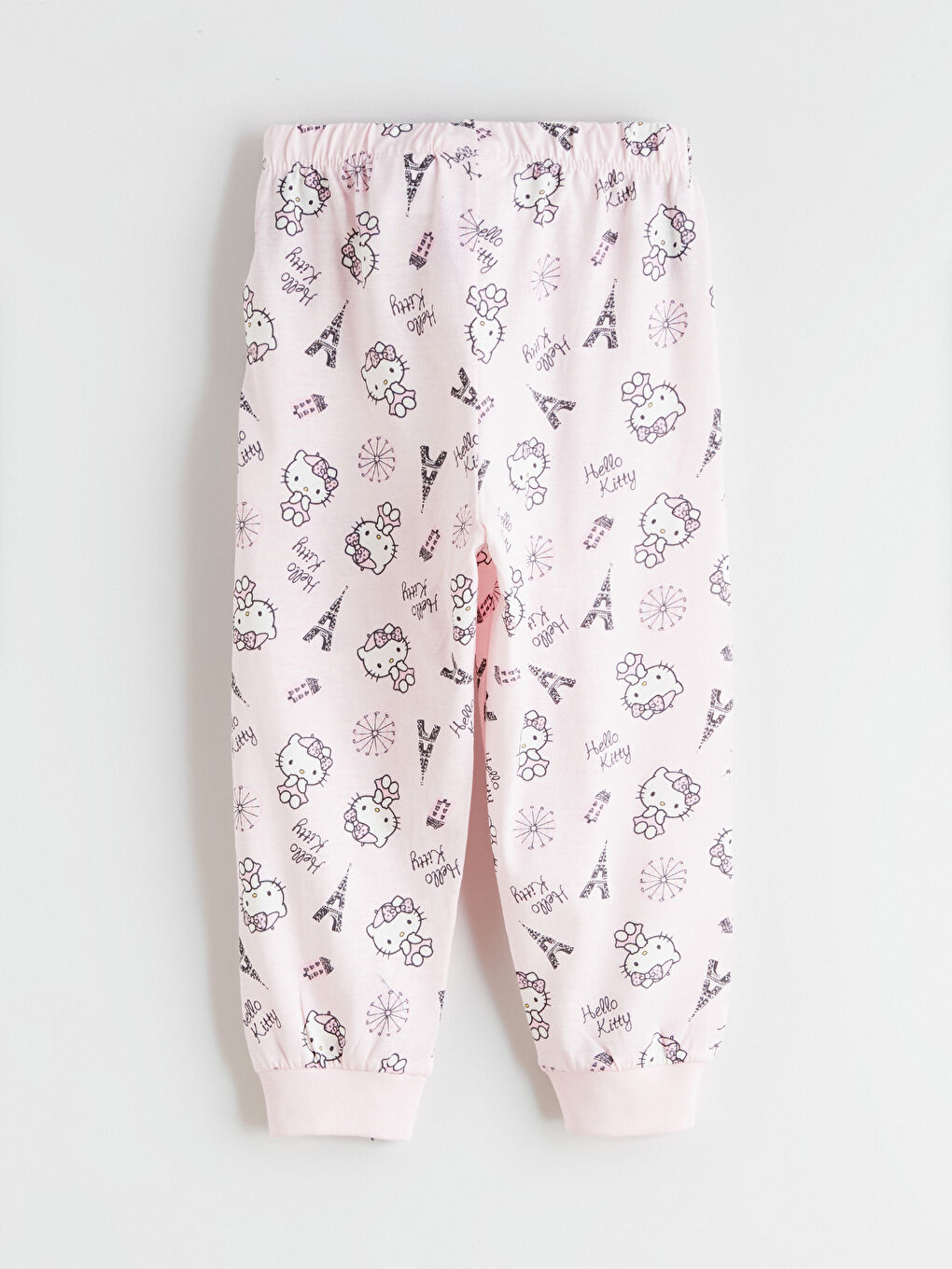 Pembe Hello Kitty Baskılı Kız Çocuk Pijama Takımı-6