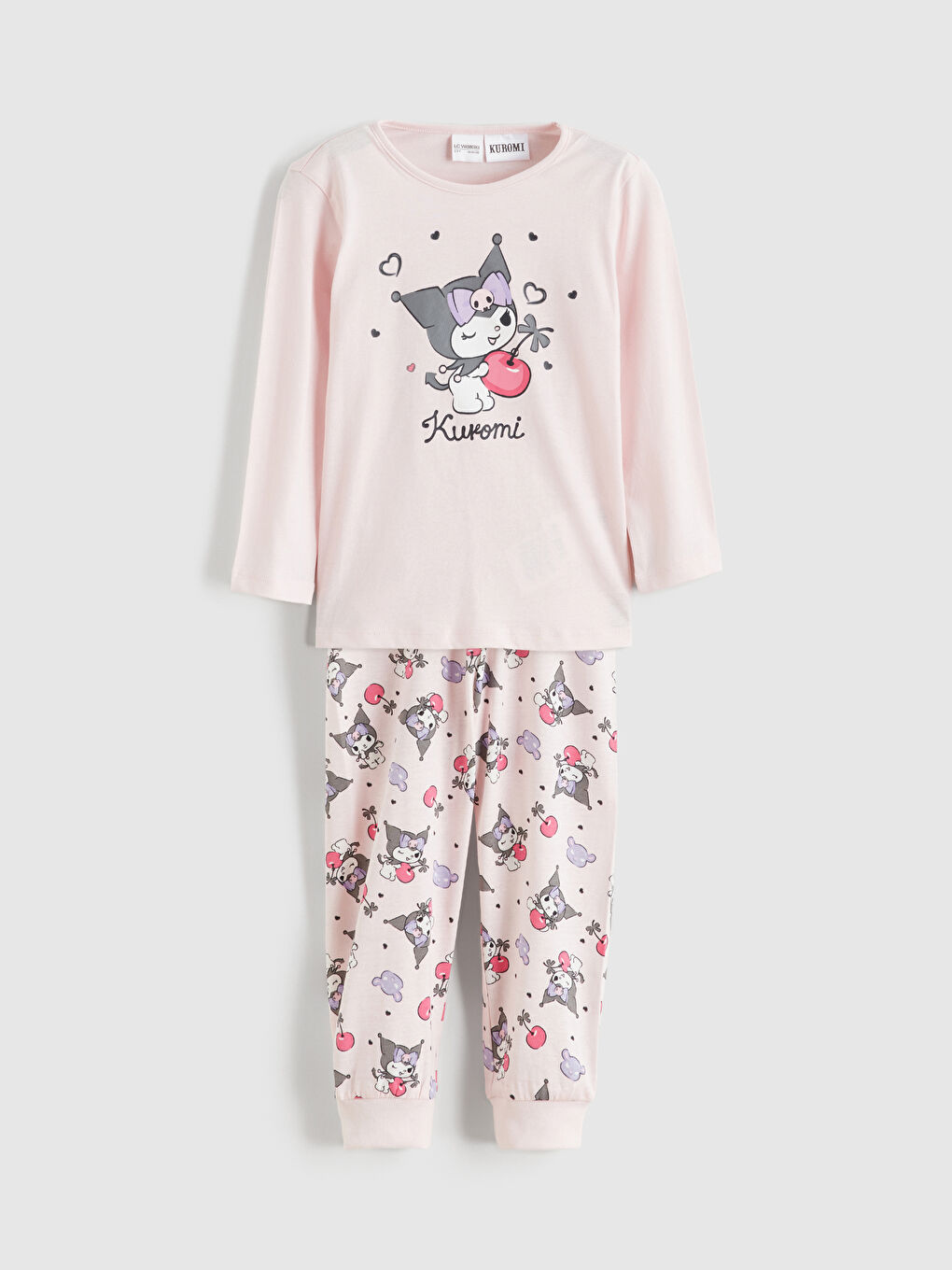 Κορίτσι ΡΟΖ Σετ πιτζάμες