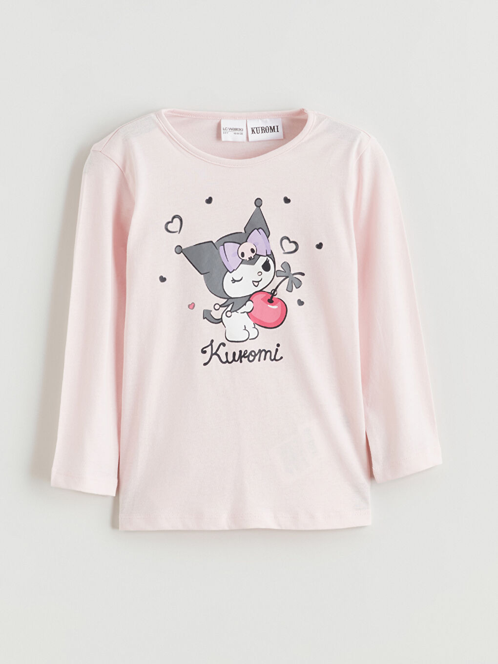 Κορίτσι ΡΟΖ Σετ πιτζάμες-1