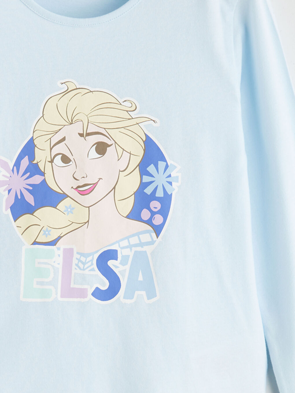 طقم بيجاما أزرق طفلة-5