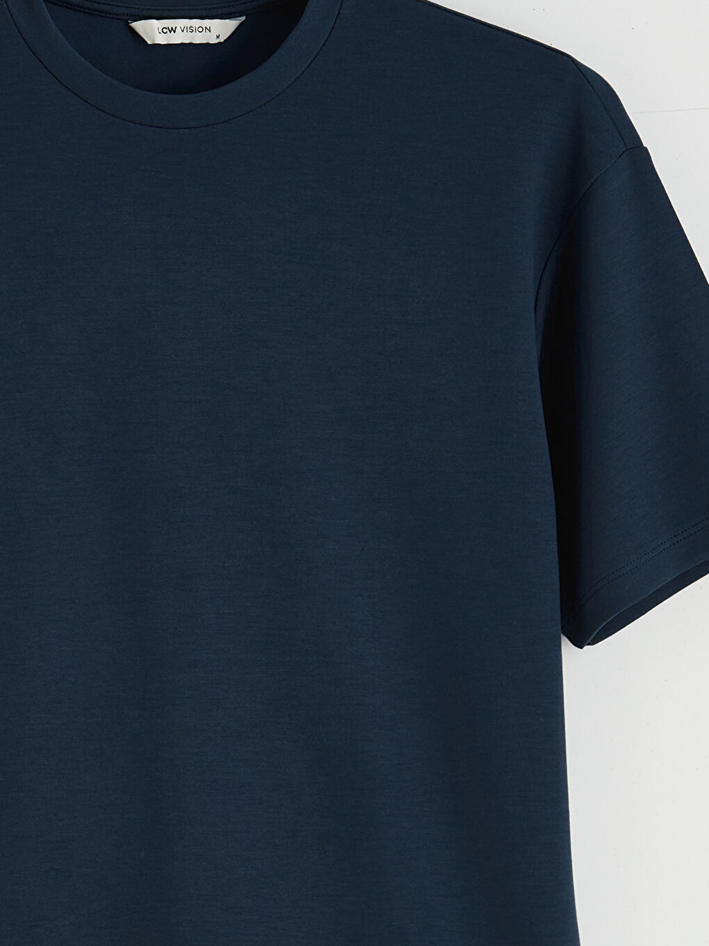 Yeşil Bisiklet Yaka Erkek Tişört-5