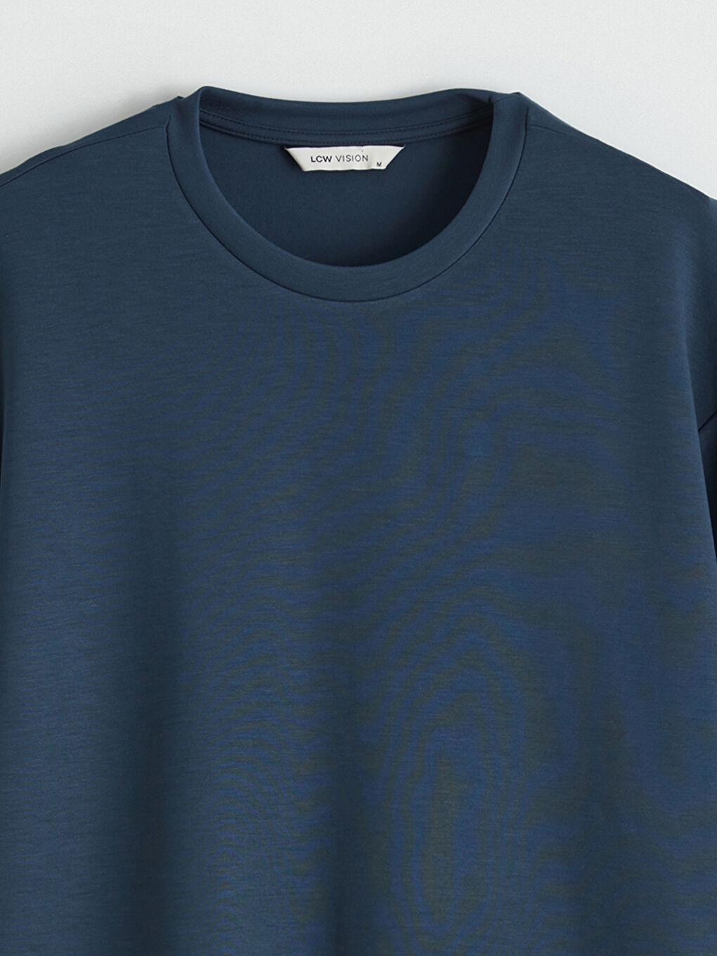 İndigo Bisiklet Yaka Erkek Tişört-1