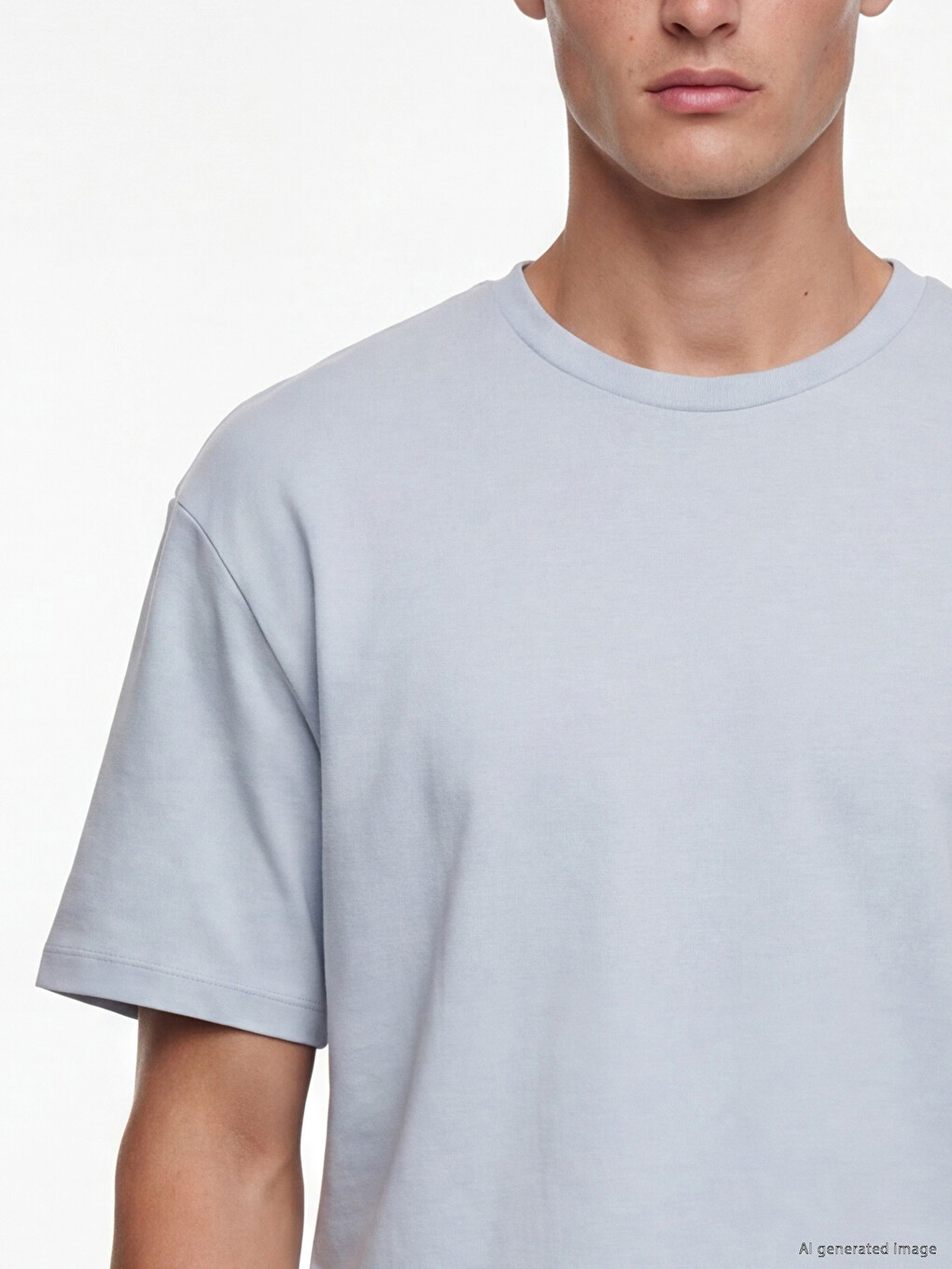 Crew Neck Men's T-shirt-2