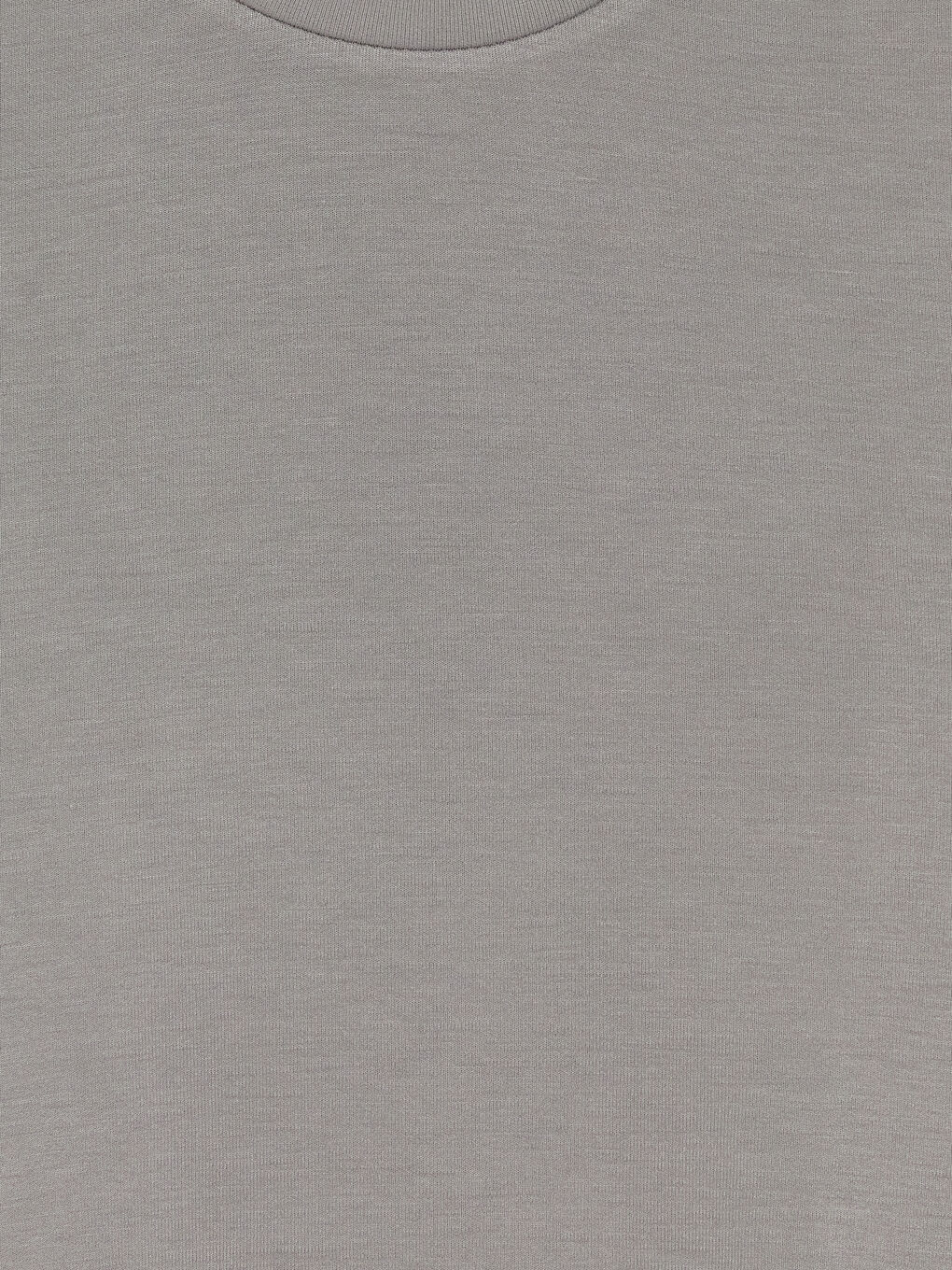 Gri Loose Fit Basic Soft Touch Tişört-2