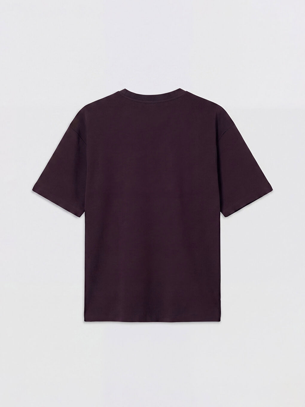 Mürdüm Loose Fit Basic Soft Touch Tişört-5