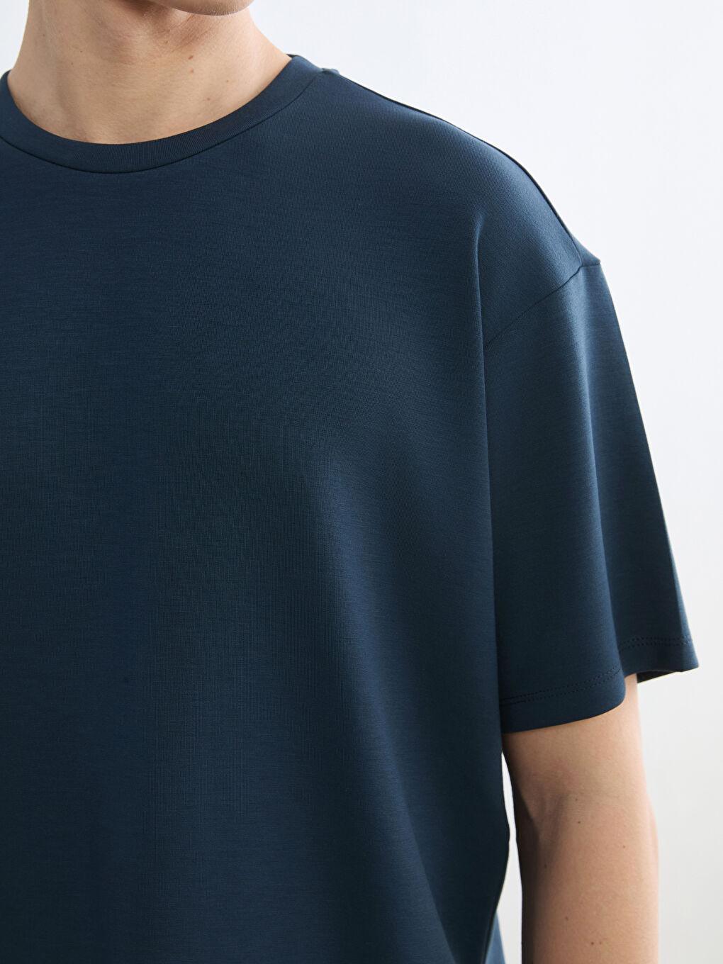 İndigo Loose Fit Basic Soft Touch Tişört-2