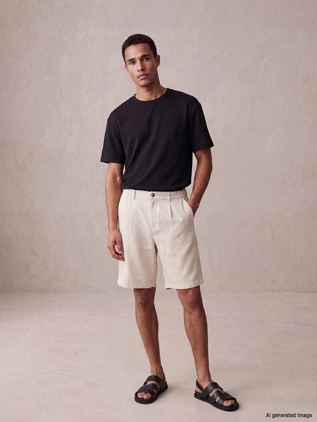 Crew Neck Men's T-shirt-1