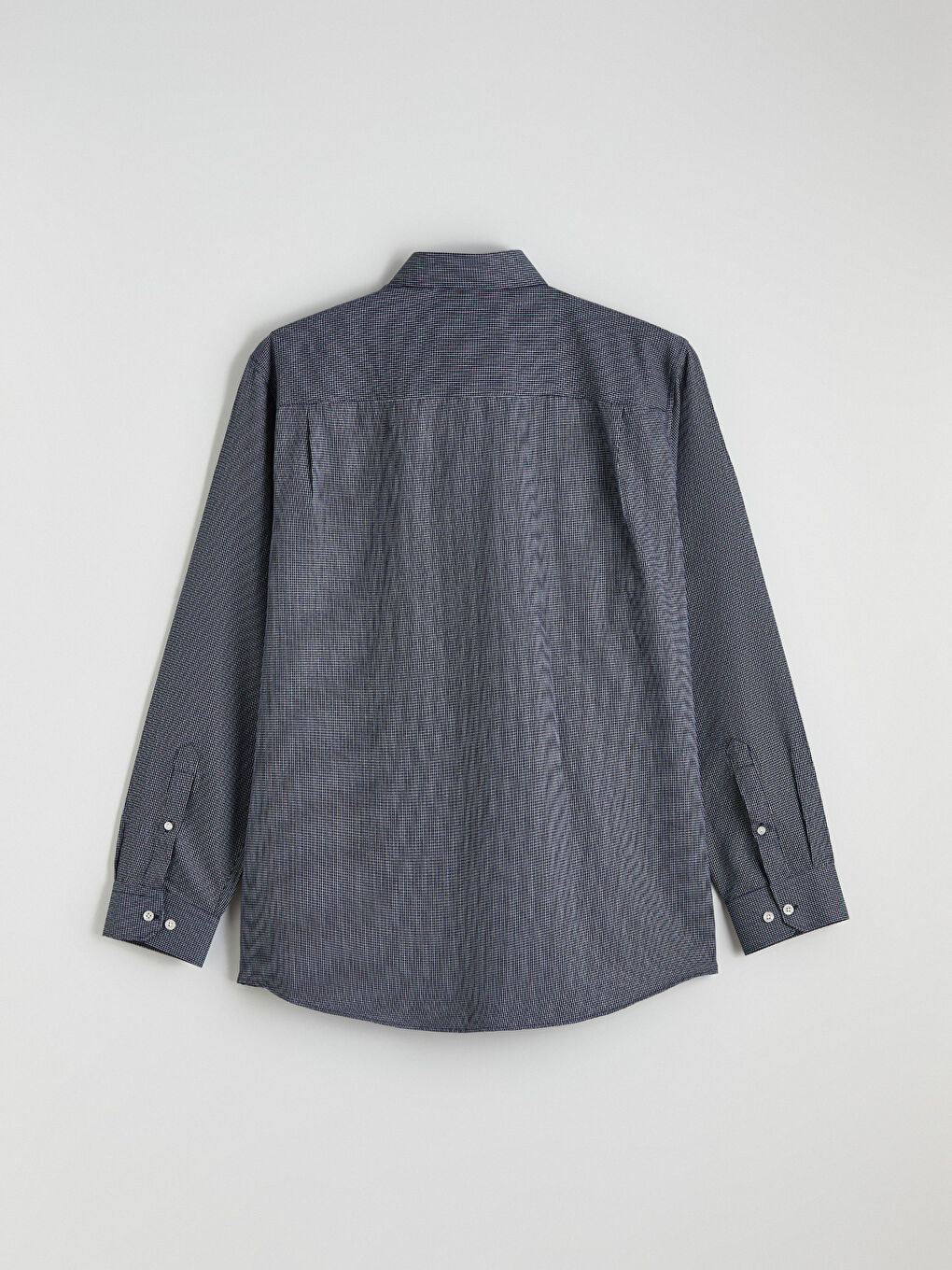 Regular Fit Plaid Gabardine Shirt-6