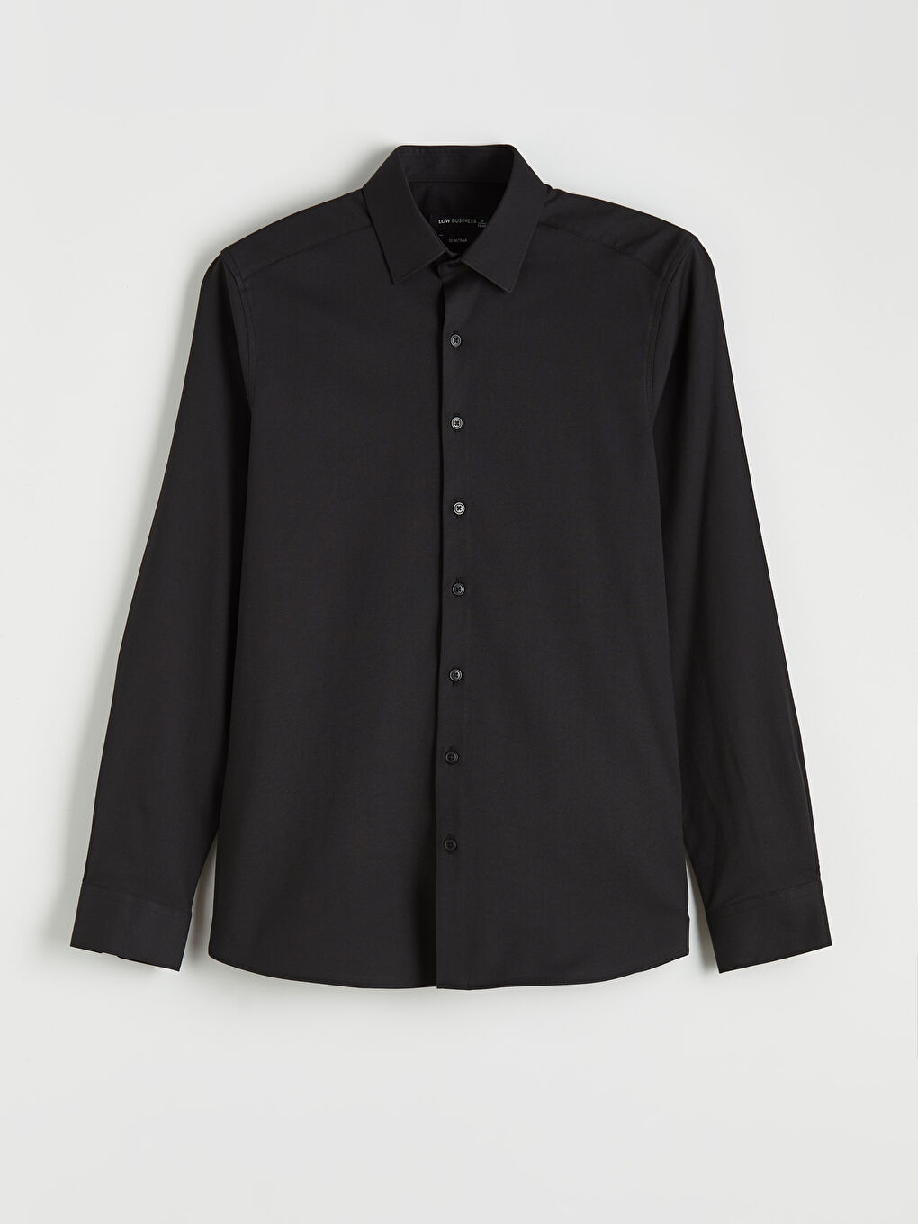 Siyah Slim Fit Erkek Gömlek