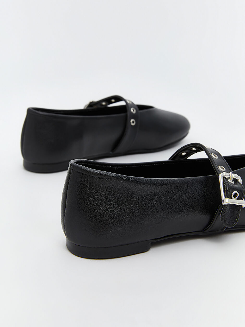 Faux Leather Women's Ballet Flats-4