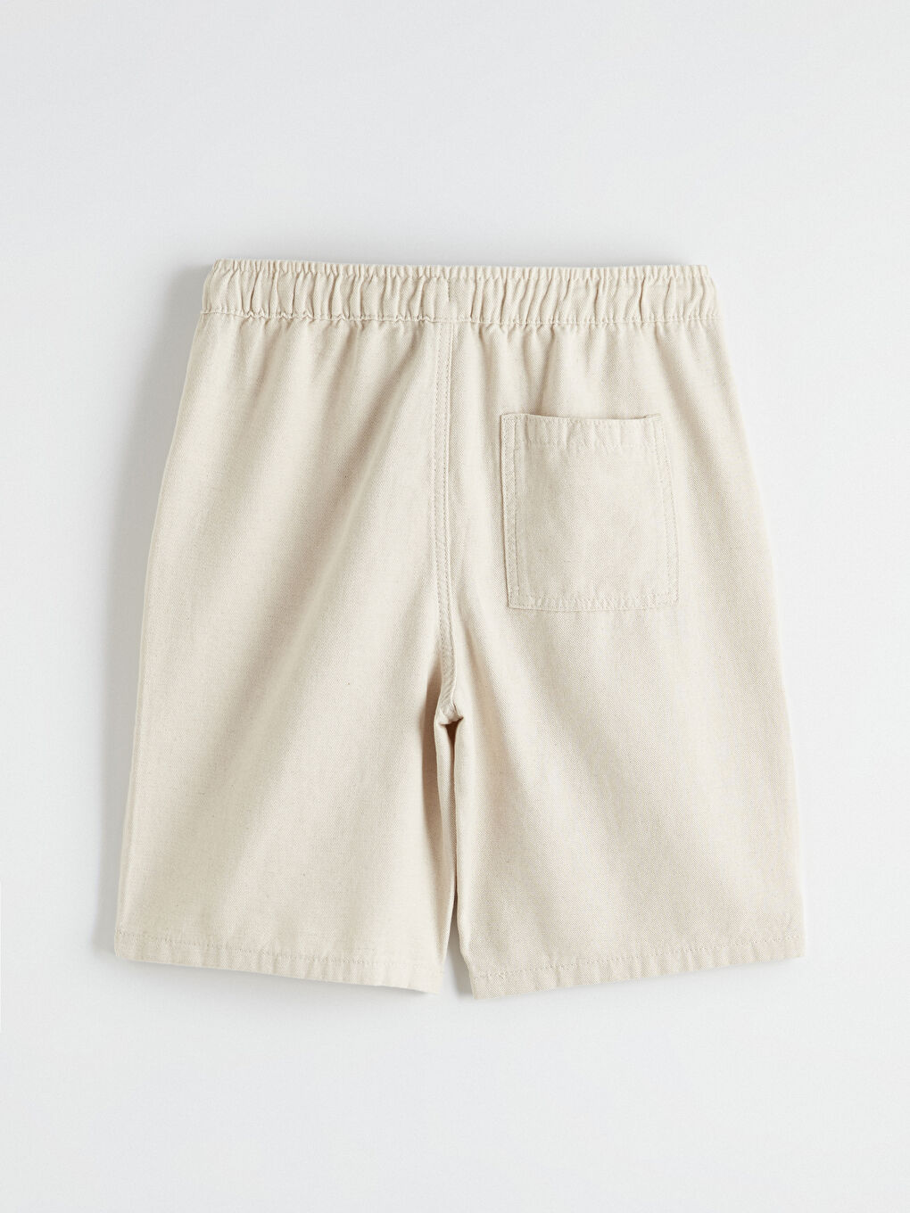 Linen Blend Boys' Shorts-2