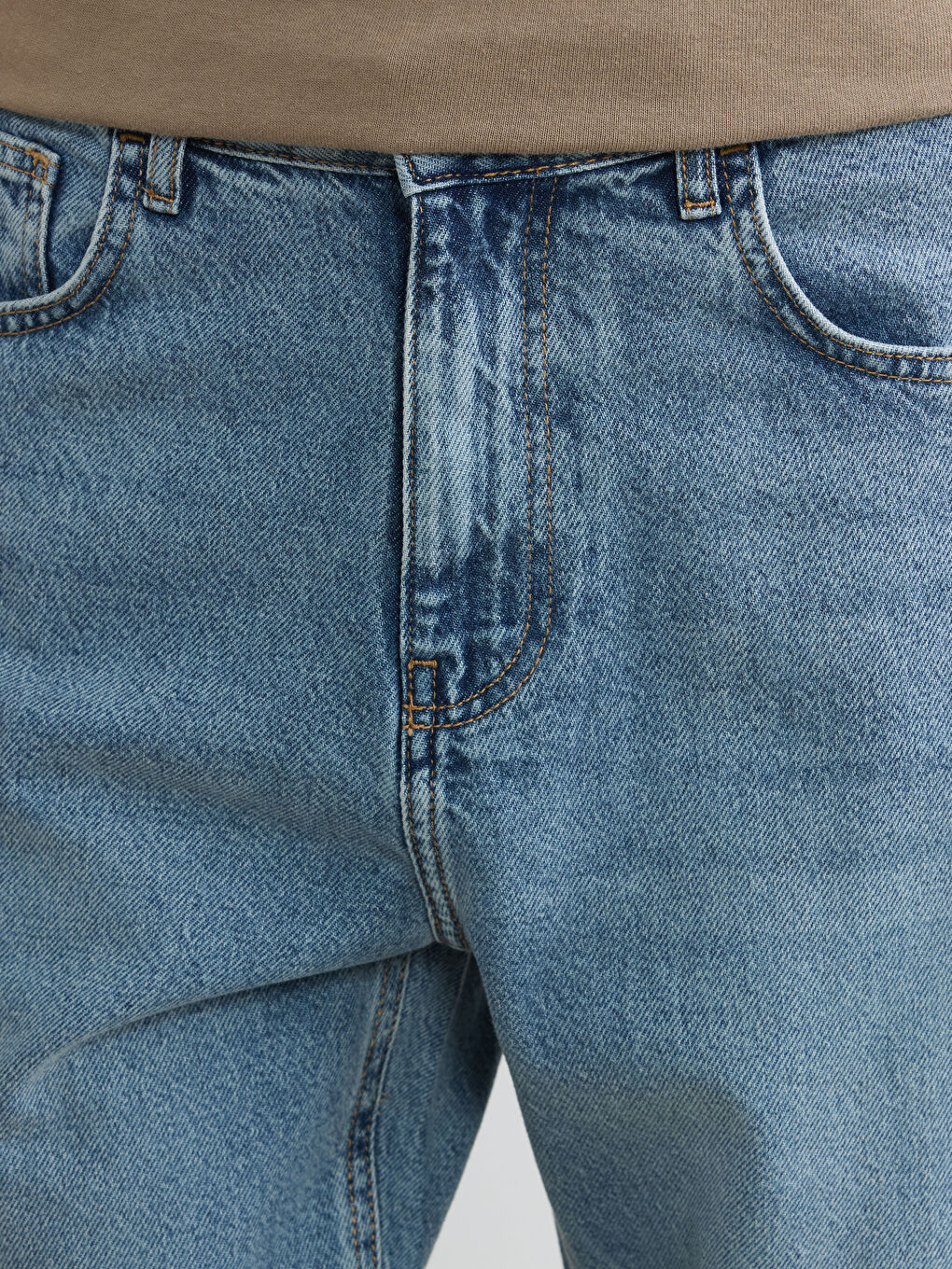 جينز رجالي واسع-2