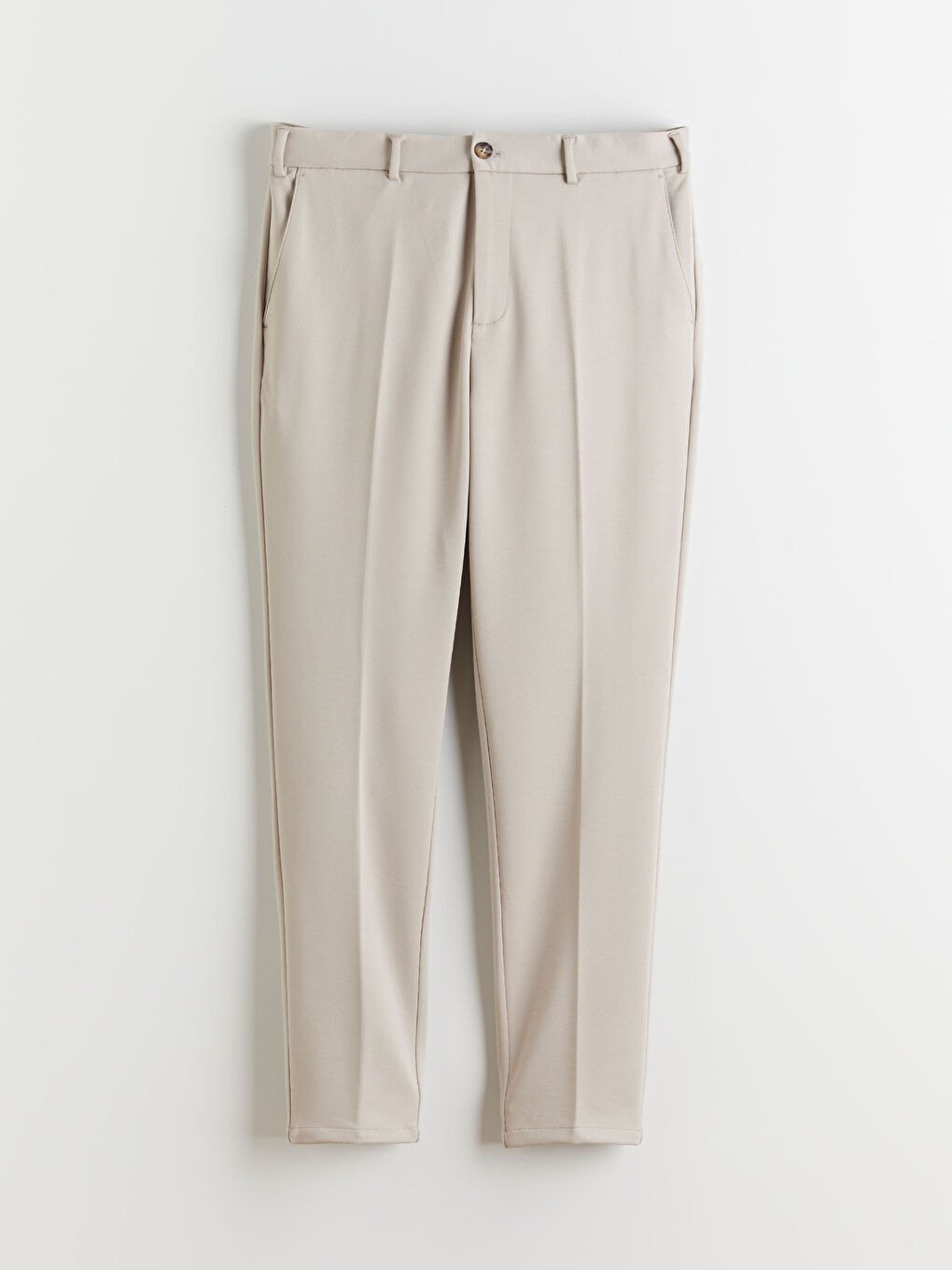 Bej Slİm Fit Erkek Kumaş Pantolon-4