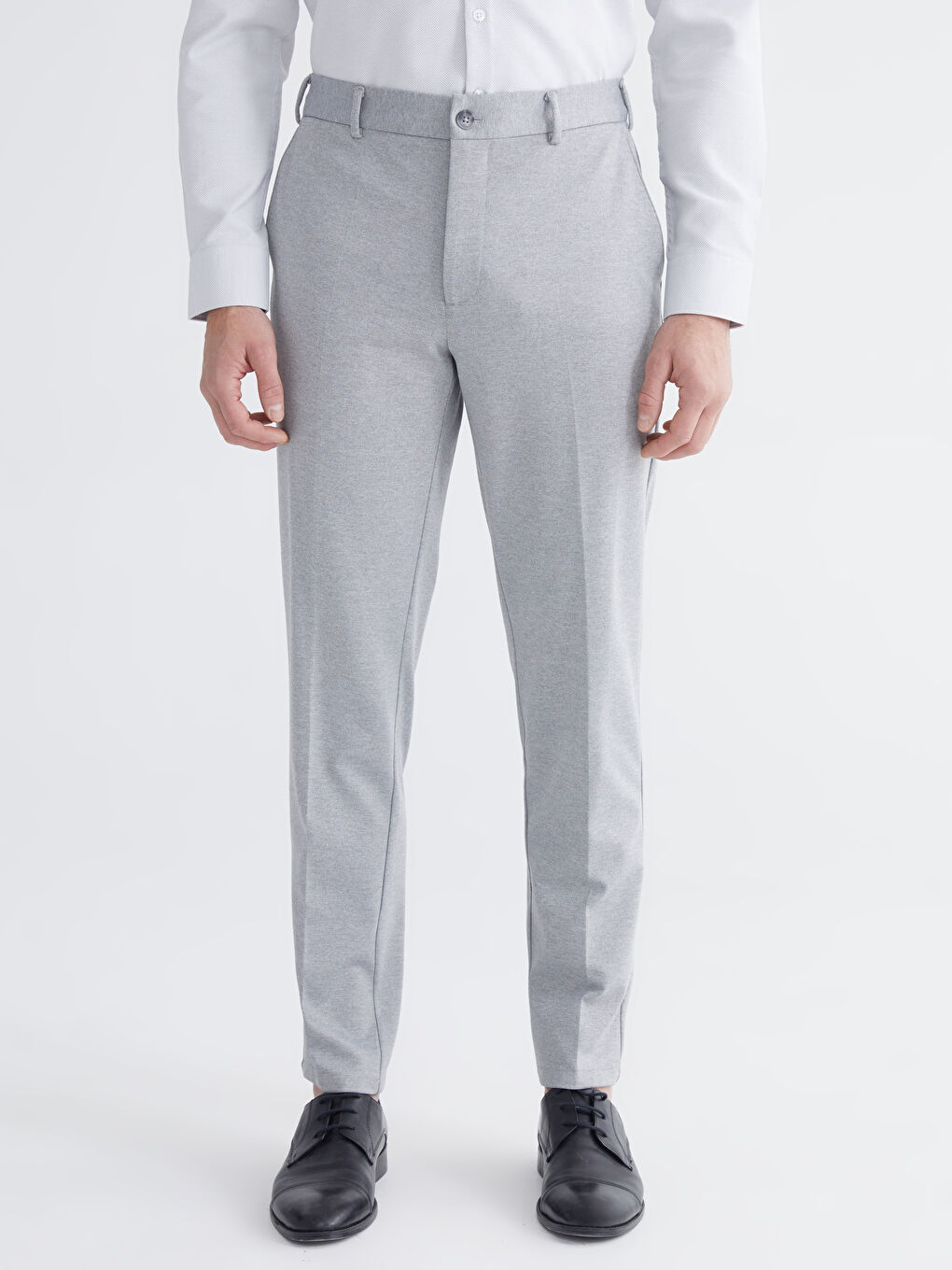 Gri Slİm Fit Erkek Kumaş Pantolon-1