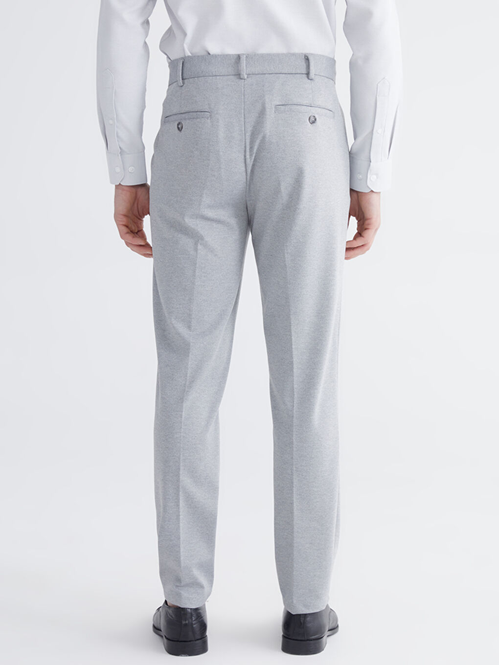 Gri Slİm Fit Erkek Kumaş Pantolon-3