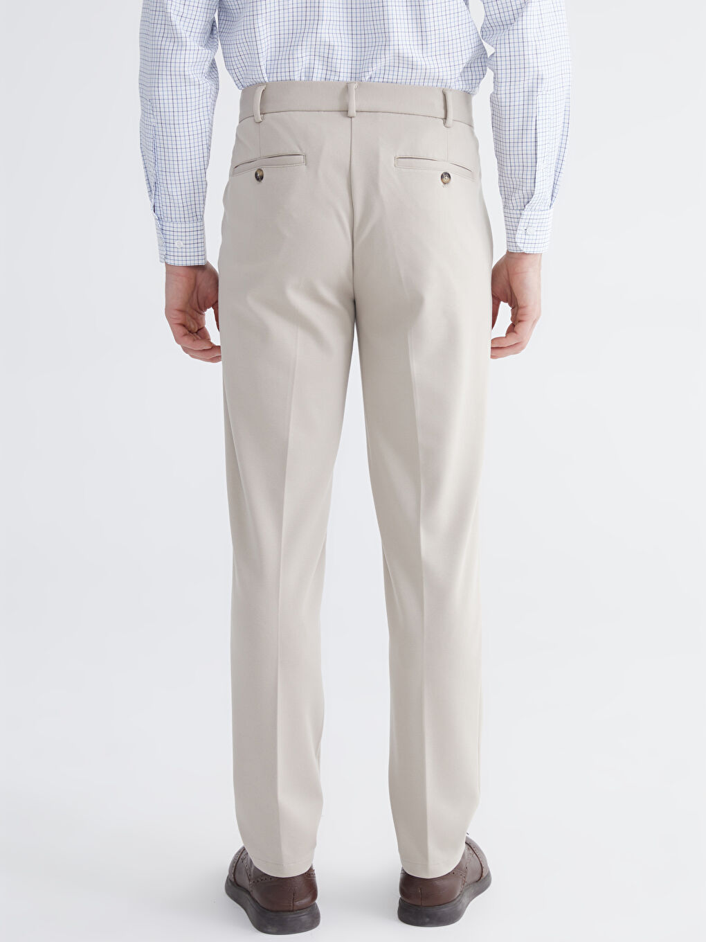 Bej Slİm Fit Erkek Kumaş Pantolon-3