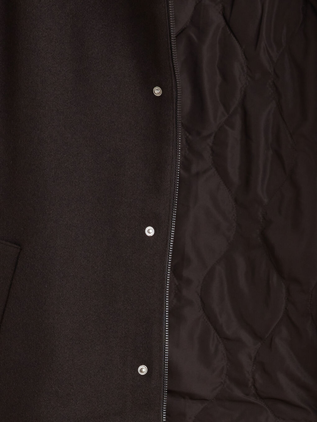 Kahverengi Standart Kalıp Gömlek Yaka Erkek Mont-6