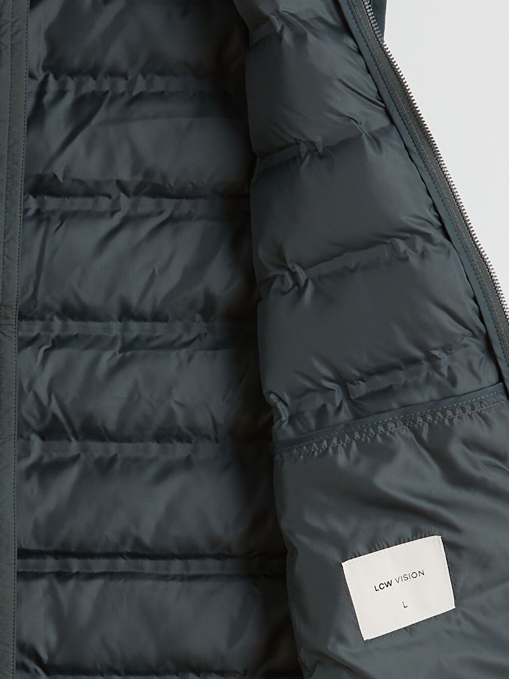 Yeşil Standart Kalıp Dik Yaka Erkek Şişme Yelek-7