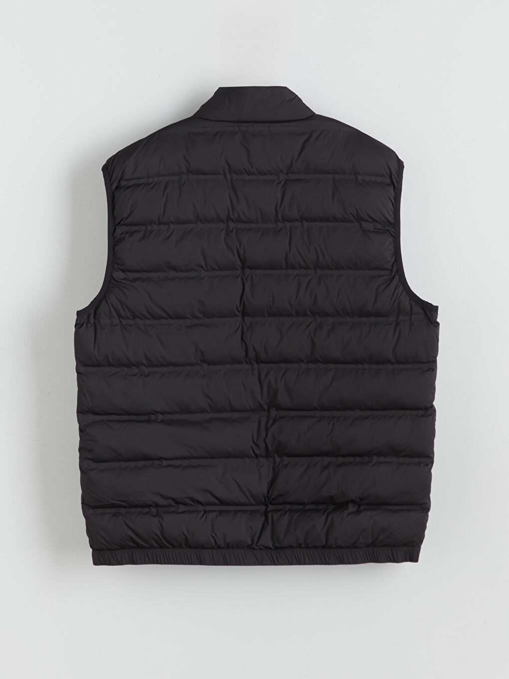 Siyah Standart Kalıp Dik Yaka Erkek Şişme Yelek-6