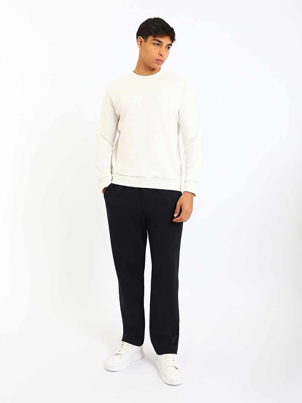 Man ECRU Sweatshirt-1