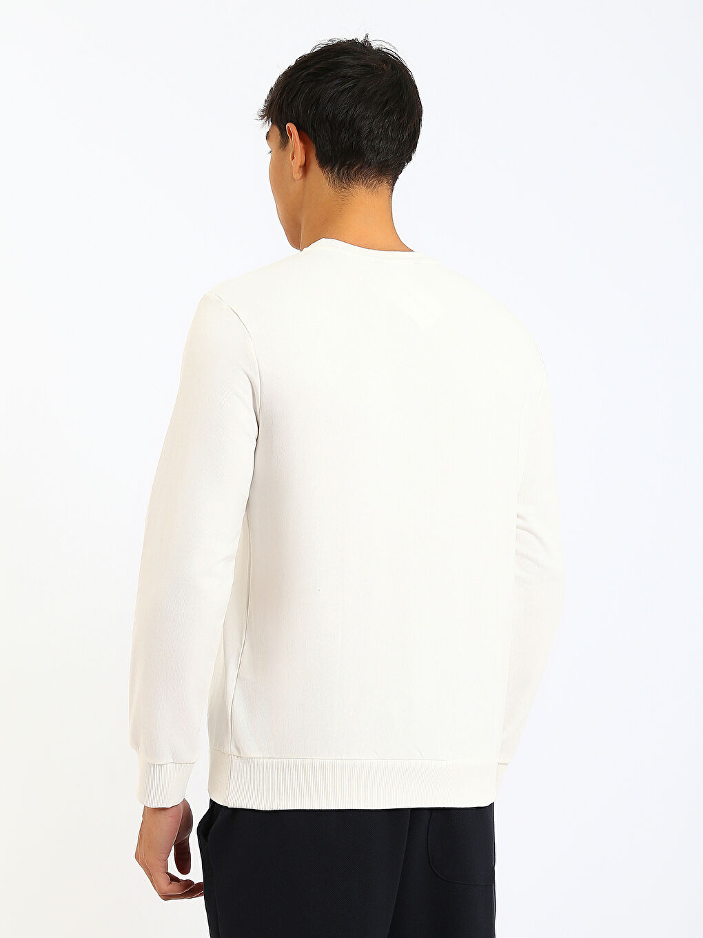 Man ECRU Sweatshirt-4