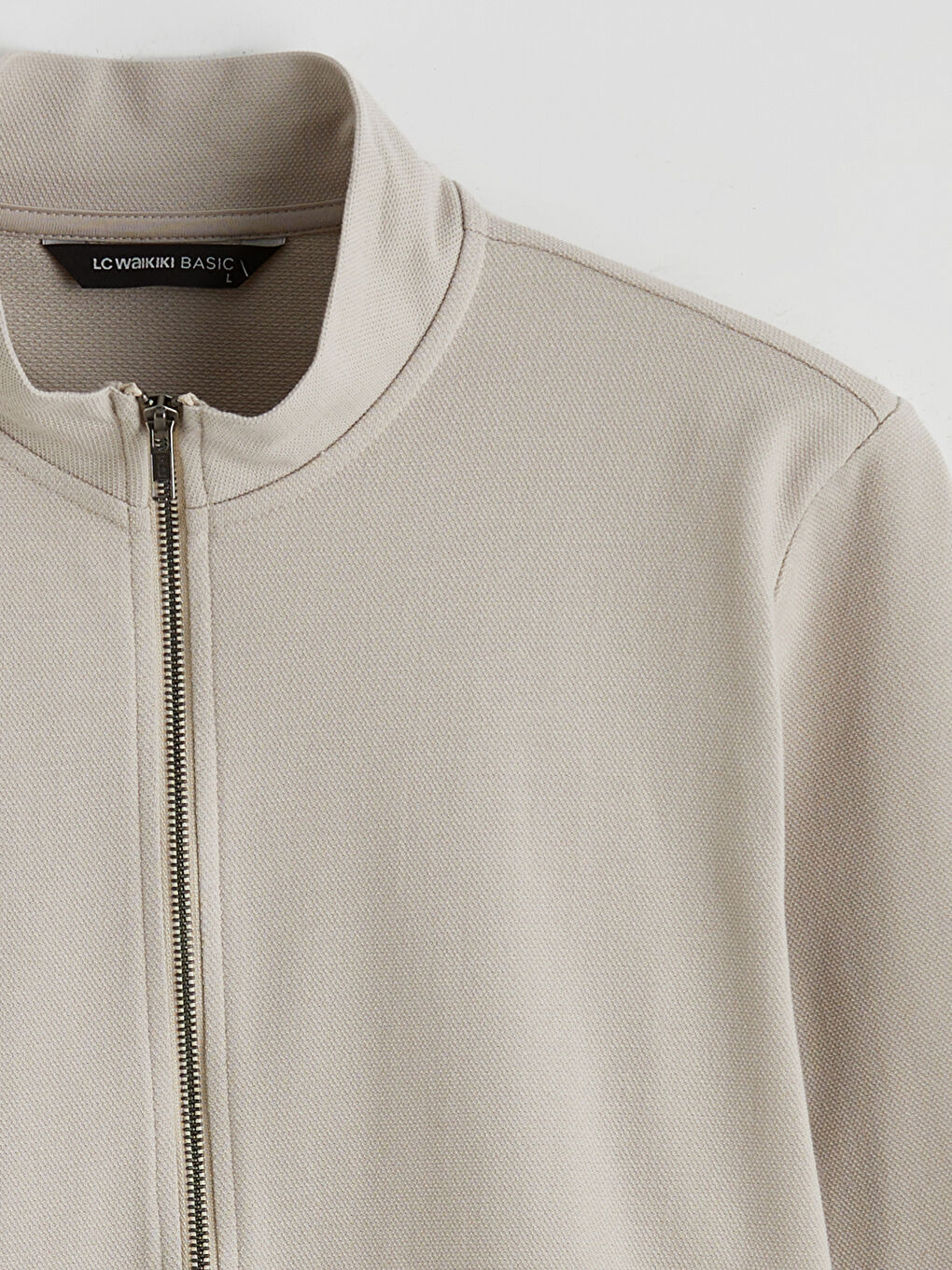 سويتشيرت رجالي كلاسيك بفتحة سحاب وياقة عالية-5