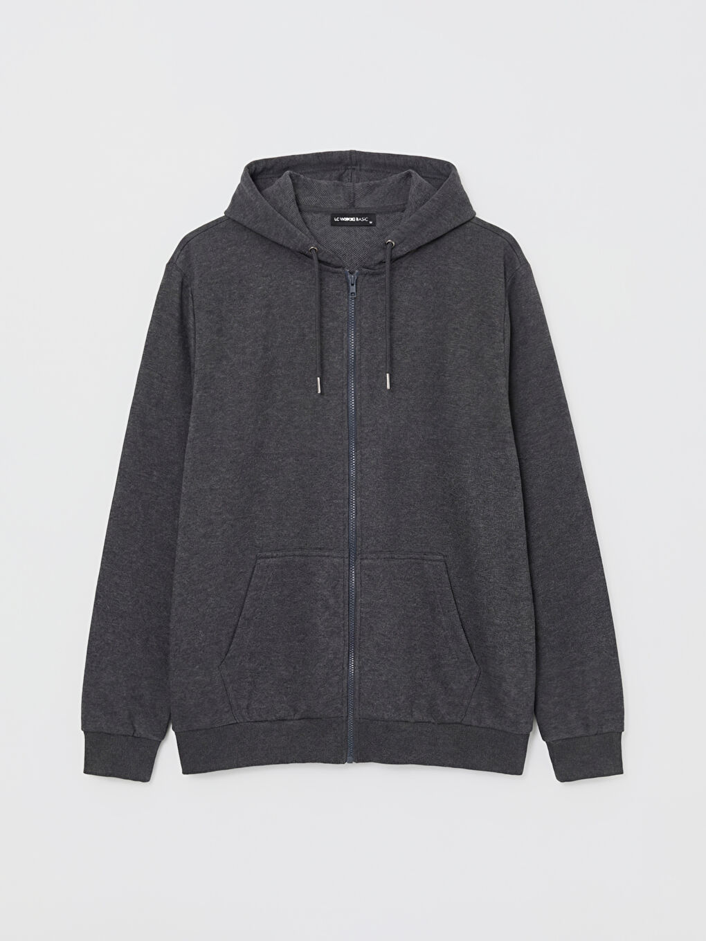 سويت شيرت بسحاب مع غطاء رأس للرجال-4