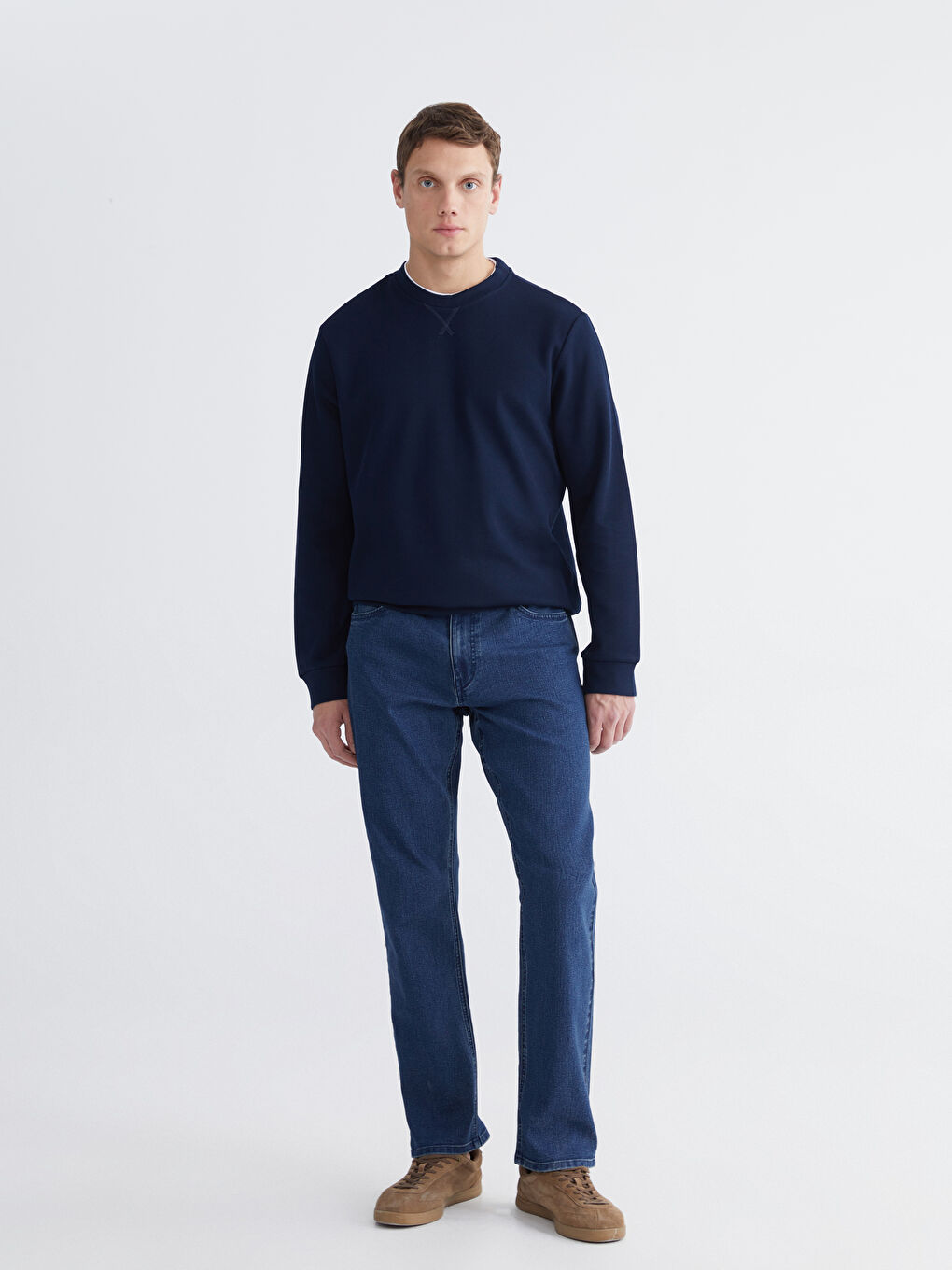 Crew Neck Men's Sweatshirt-1