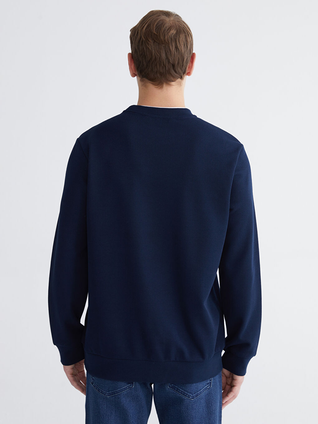 Crew Neck Men's Sweatshirt-3
