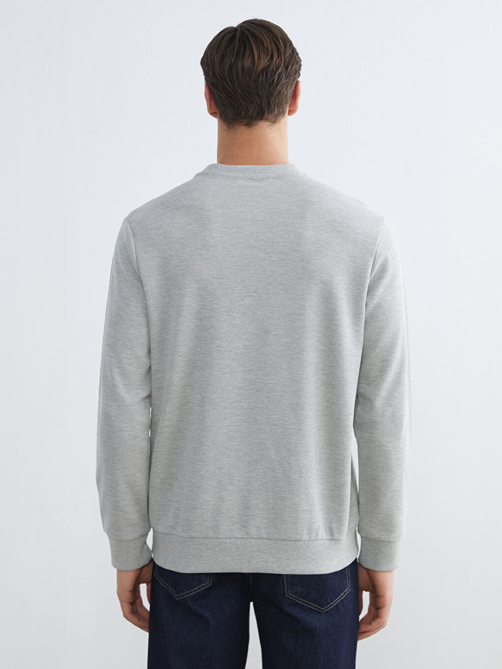 سويت شيرت ياقة دائرية للرجال-3