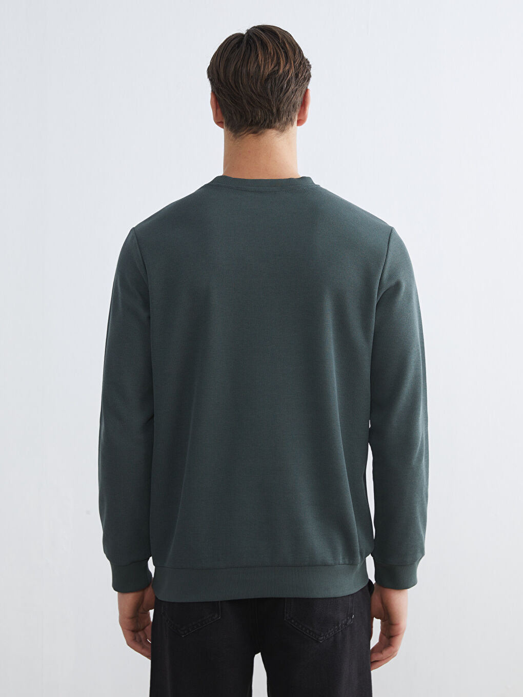 سويت شيرت ياقة دائرية للرجال-3