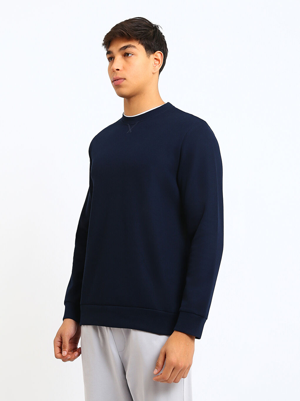 Crew Neck Men's Sweatshirt-3