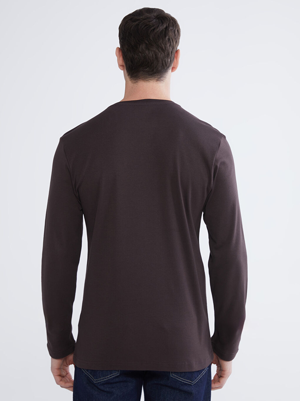 تي شيرت رجالي بكول مدور-4