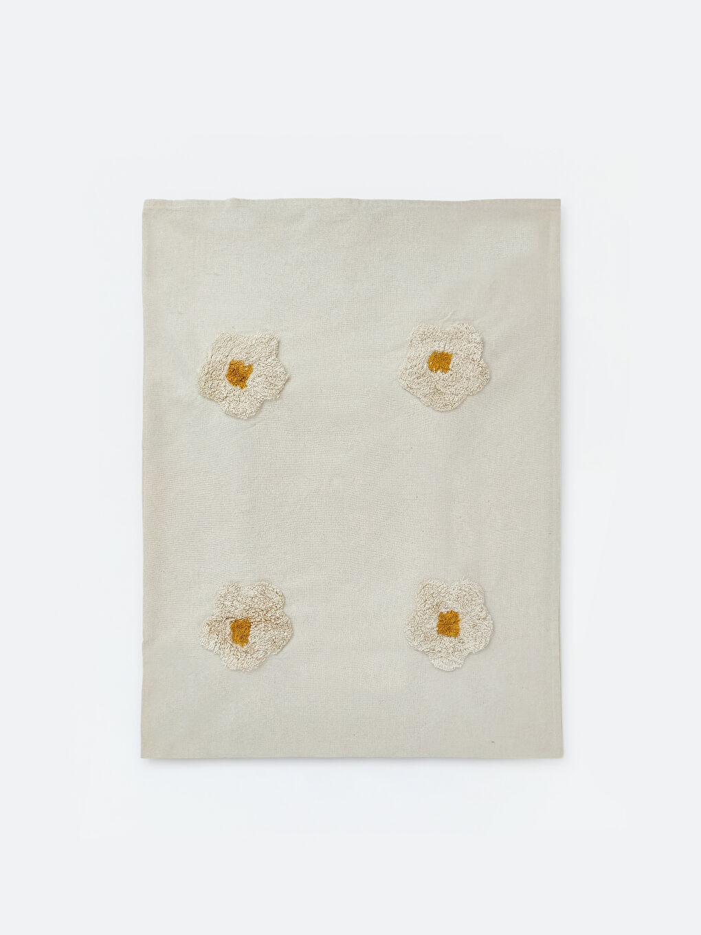 гүлді кестелі диван жапқышы 130x170 см-3