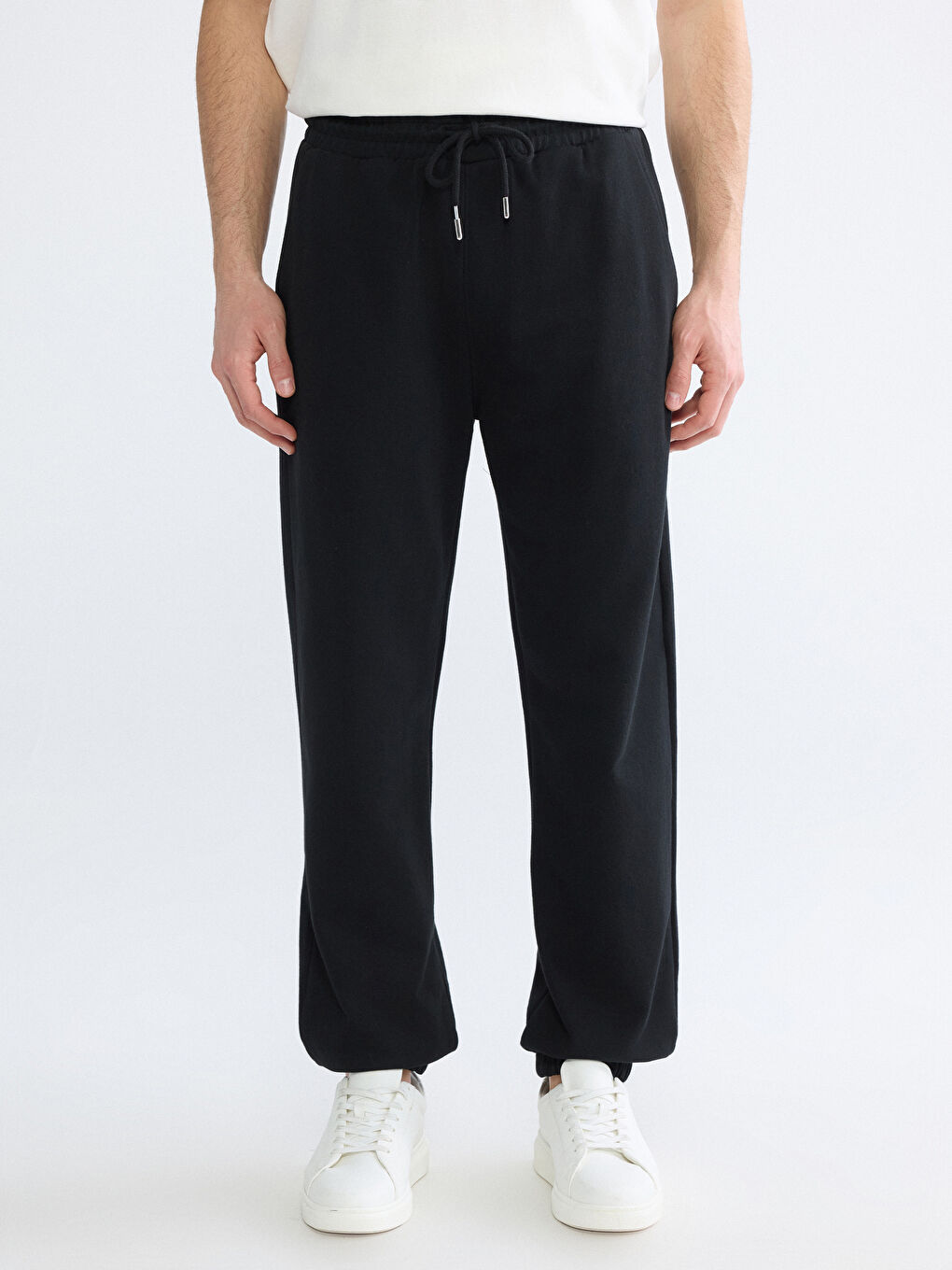 بنطلون رياضي رجالي بقصة عادية-1