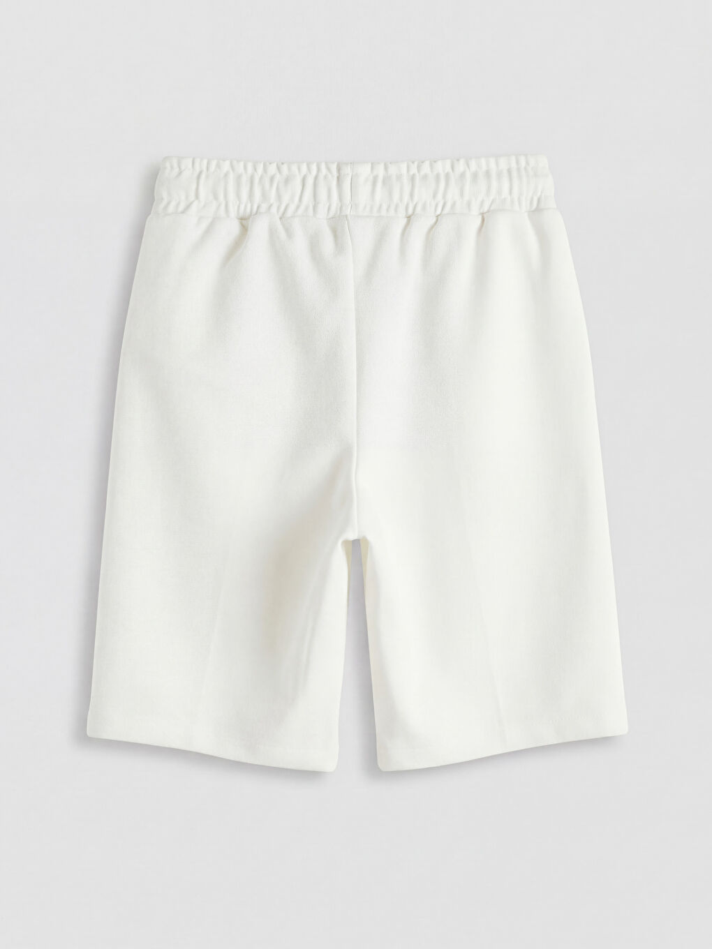 Bej Çizgili Erkek Çocuk Gömlek ve Şort-4