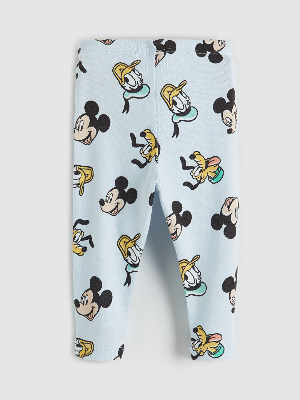 Ekru Mickey ve Arkadaşları Baskılı Çıtçıtlı Body ve Eşofman Altı-2